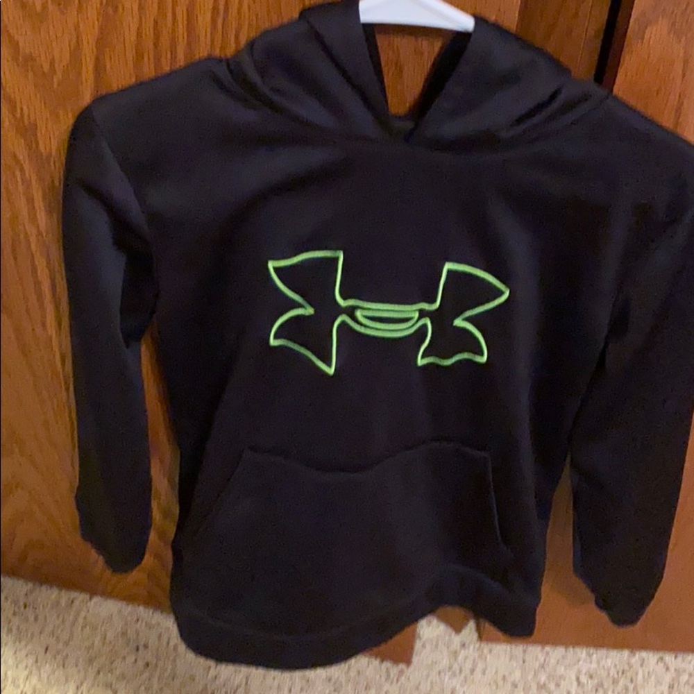 Boys youth lg UnderArmour hooded sweatshirt
